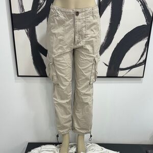 Forever 21 Light Khaki Cargo Pants